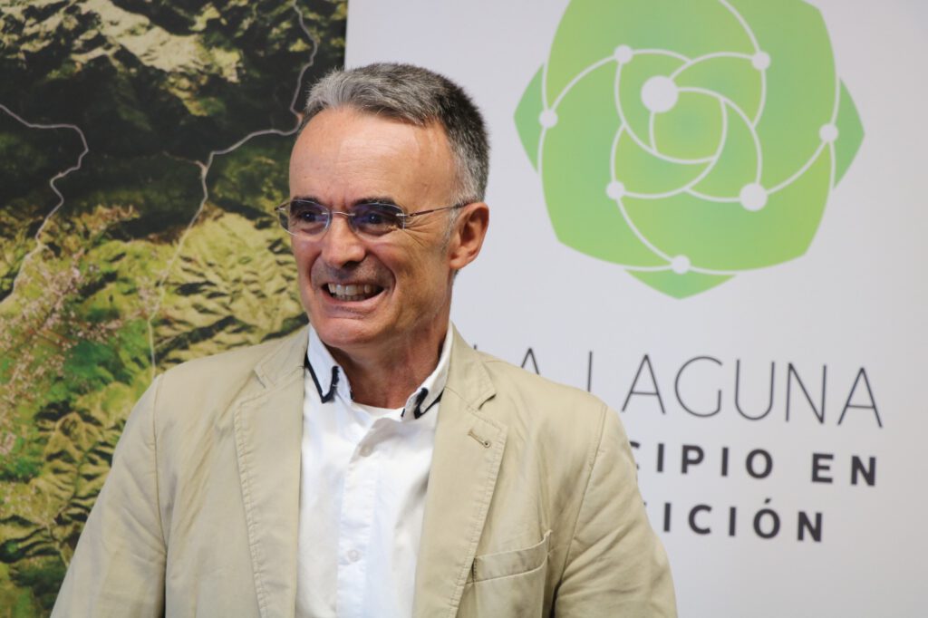 El concejal de Medio Ambiente y Lucha contra el Cambio Climático de La Laguna, José Luis Hernández.